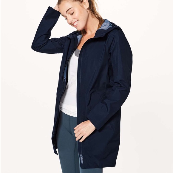 lululemon Rain Haven Jacket Midnight Navy - Picture 1 of 7